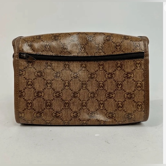 Morabito Brown Vintage Paris Monogram Crossbody/Shoulder Bag - Picture 3 of 10